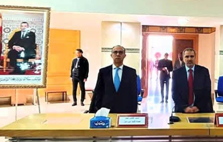 السيد هشام السماحي عامل إقليم قلعة السراغنة يترأس إجتماعا بتقنية المباشر