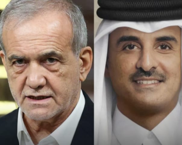 الرئيس الإيراني يعتذر لأمير قطر عن الهجوم على قاعدة العديد: “لم نستهدف قطر وشعبها”*