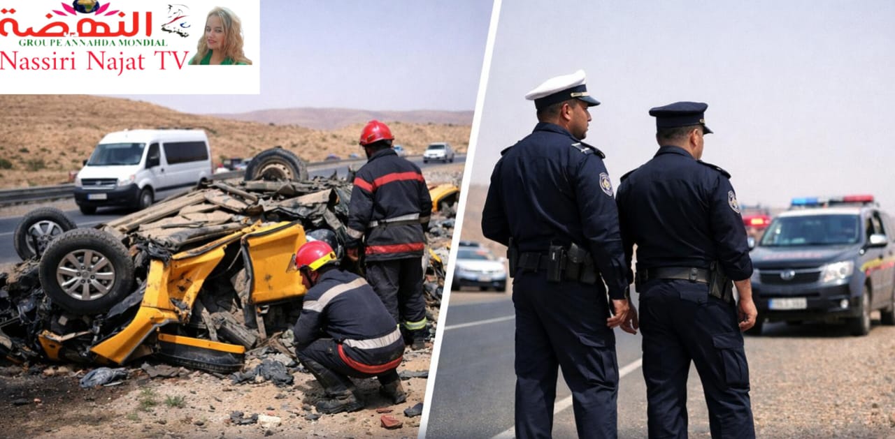 حادث سير مأساوي بأرفود : ثلاث وفيات و أربعة جرحى على الطريق الوطنية رقم 17
