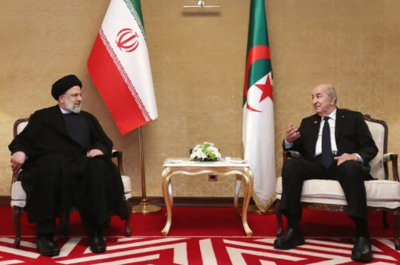 الجزائر تنحاز الى محور إيران زكارة في المروك وتنفصل عن الصف العربي