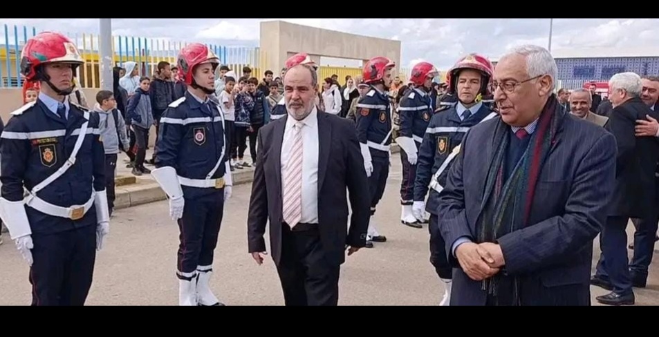 السيد عامل عمالة مكناس يعطي الونطلاقة بويسلان لمشروع الاغاتة للوقاية المدنية