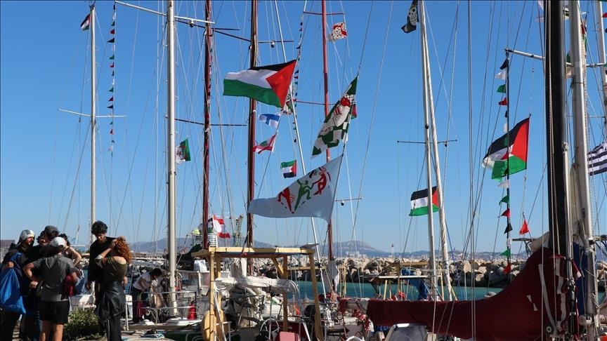 انطلاق سفن “أسطول الصمود” لكسر حصار غزة
