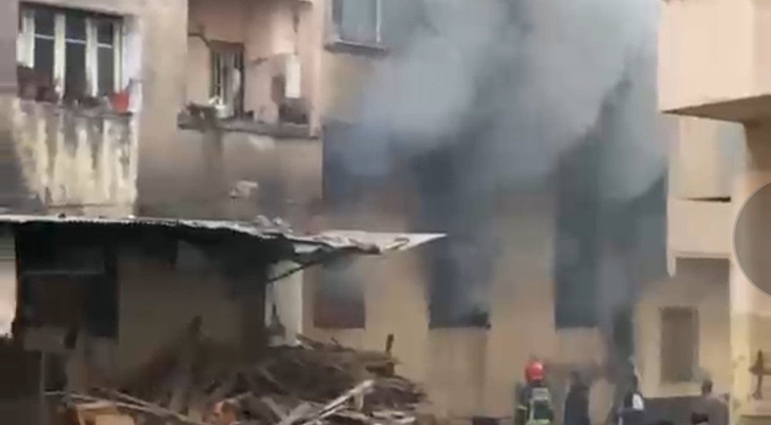 فيديو حريق باحدى المحلات بالدار البيضاء