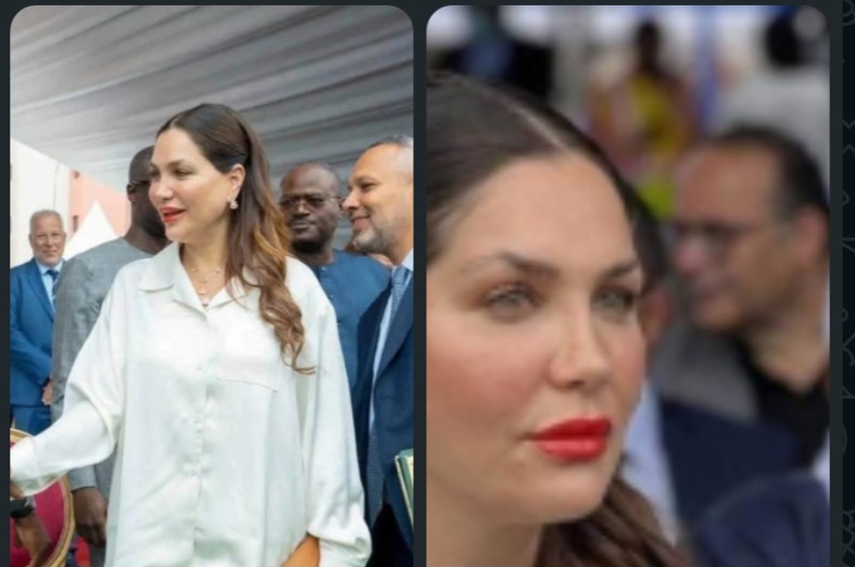 الأميرة للا سكينة تشرف على وضع الحجر الأساس الثانوية جاك شيرك بغينيا 