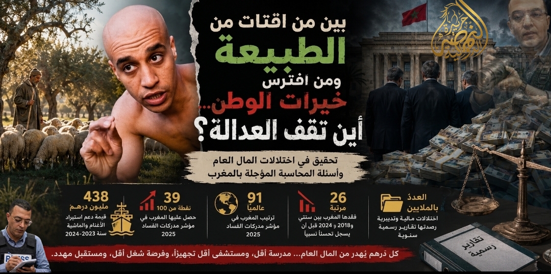بين من اقتات من الطبيعة ومن افترس خيرات الوطن… أين تقف العدالة؟