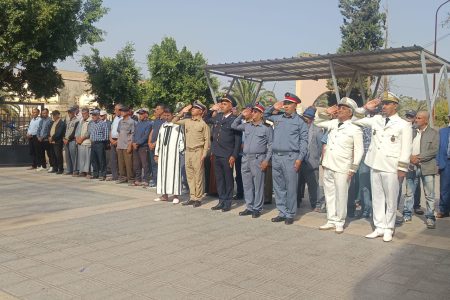 أولاد افرج: مراسيم تحية العلم الوطني تخلد الذكرى السابعة والعشرين لعيد العرش المجيد