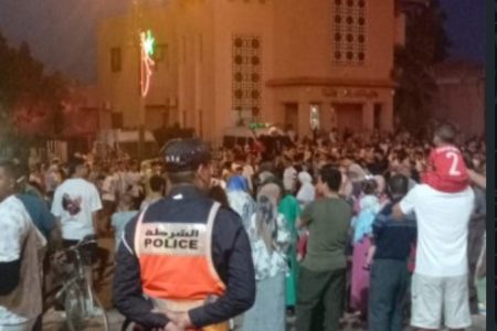 بحضور ومتابعة المراقب العام للامن الوطني بقلعة السراغنة الجماهير،السرغينية تخرج فرحا الى الشارع