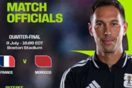 الأرجنتيني فاكاندو تيلو حكما لمباراة المغرب وفرنسا في ربع النهائي كأس العالم 