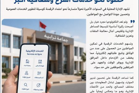 الرقمنة في الإدارة المحلية: خطوة نحو خدمات أسرع وشفافية أكبر