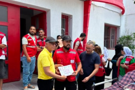 تكوين ميداني لتعزيز الكفاءات.. الهلال الأحمر المغربي بابن امسيك يؤهل مستفيديه في آليات النقل الصحي
