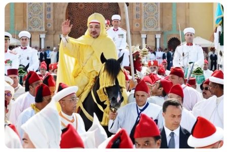 تهنئة الاستاذ،عبد الرحيم رجمي مندوب جريدة النهضة بمراكش،الى جلالة الملك بمناسبة الذكرى 27 لعيد العرش المجيد