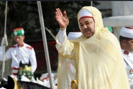 تهنئة   محسن  الماسي   كاتب عام  ودادية العمال والتجار المغاربة بفرنسا فرع كولومب بمناسبة عيد العرش المجيد، 