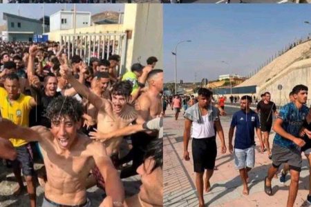 اصداء الصحافة الاسبانية حول الهجرة الجماعية للمغاربة من بوابة سبتة