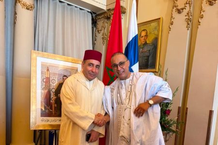 المملكة المغربية بفنلندا يستقبل يونس تيمام رئيس فرع مؤسسة “مبادرة الصحراء في مغربها والمغرب في صحرائه” بهلسنكي